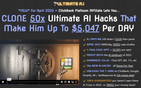 Ultimate AI Review - VIP 5,000 Bonuses $2,976,749 + OTO 1,2,3,4,5,6,7 Link Here