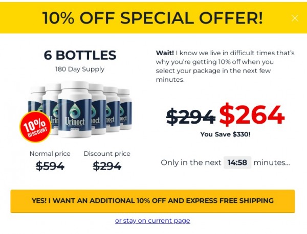 Urinoct- Wish Away Your Health Issues! | Special Offer