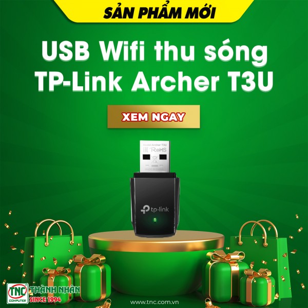 USB Wifi thu sóng TP-Link Archer T3U