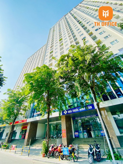 Văn phòng cho thuê ở tầng dưới chung cư MHDI Hoàng Quốc Việt