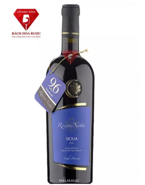 Vang Ý Rosso di Notte Sicilia Nero d'Avola - Cabernet Sauvignon