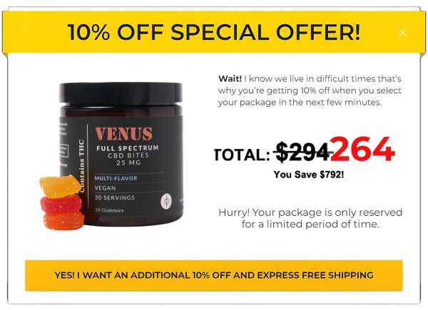 Venus CBD Gummies (Scam Exposed) Immune Strength & Cardiovascular Health!