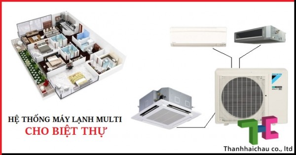 Vì sao nên chọn hệ thống máy lạnh multi cho biệt thự?