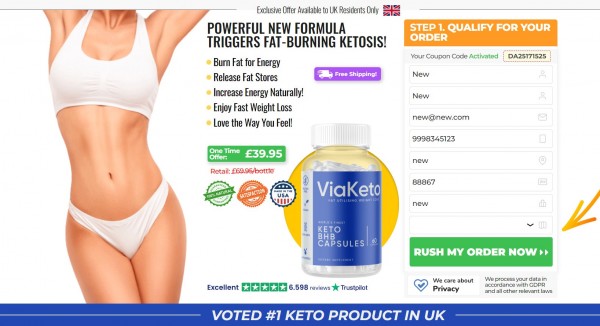 ViaKeto Keto BHB Capsules Offical Website & Price in UK & France