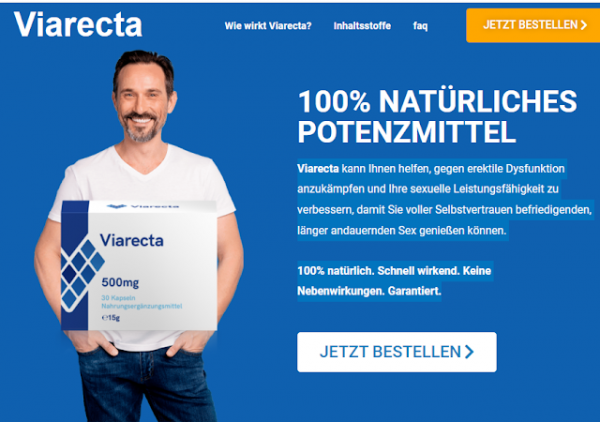 Viarecta Test Erfahrungen – Werden Sie härter, bleiben Sie länger (Deutschland)