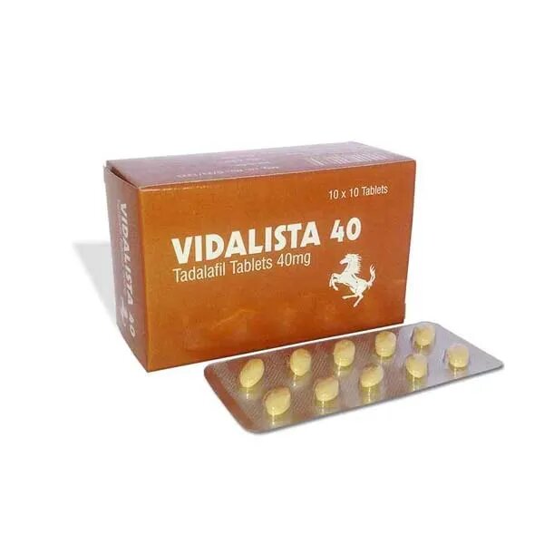 Vidalista 40 Mg | Get Online Tadalafil Citrate | 20% OFF | Flatmeds |