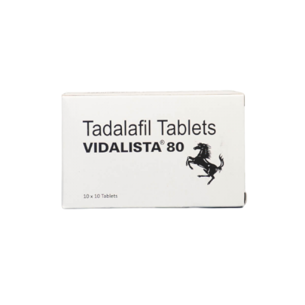 Vidalista 80 Tablet for Sale - Tadalafil Cheap from Centurion Laboratories					