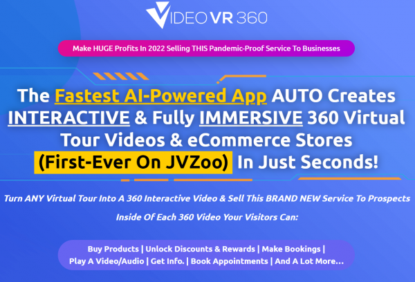 Video VR 360 OTO 1,2,3,4,5 Upsells OTO Links + VIP 3,000 Bonuses