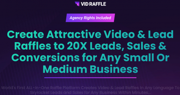 VidRaffle OTO 1,2,3,4,5 Upsells OTO Links + VIP 3,000 Bonuses