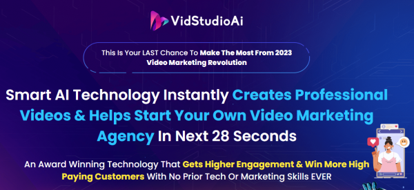 VidStudioAI OTO – New 2023 OTO Full Links + Mega 2,000 Bonuses Value $1,153,856