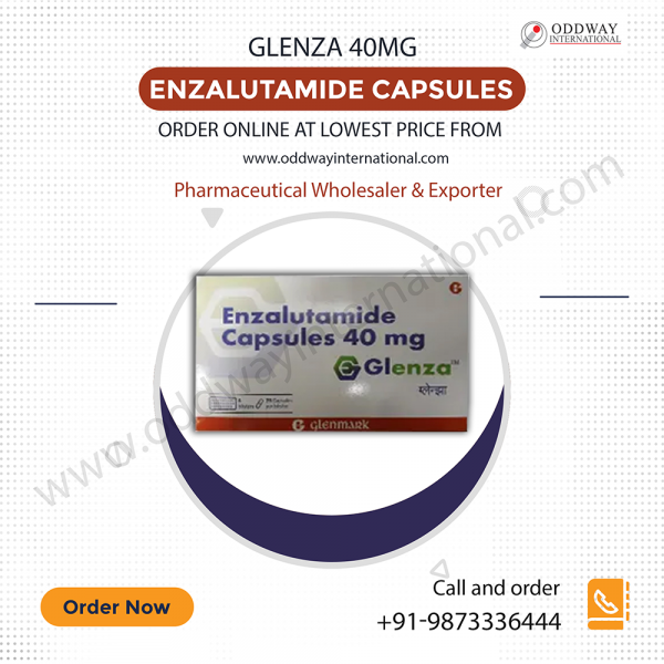 Viên nang Glenza 40mg Enzalutamide Trực tuyến với giá tốt nhất từ ​​Oddway International