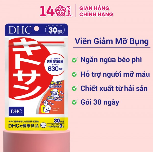 Viên uống Giảm mỡ bụng DHC