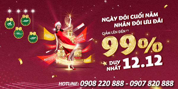 Vietjet Air giảm đến 99% nhân ngày đôi 12/12