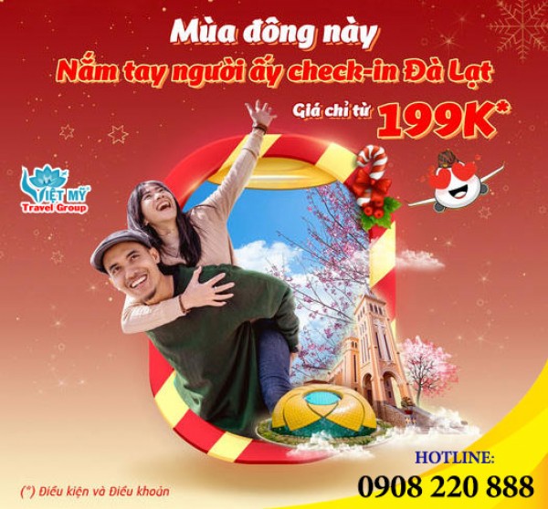Vietjet Air khuyến mãi vé đi Đà Lạt giá chỉ từ 199K