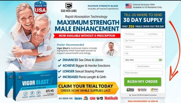 Vigor Blast Male Enhancement Reviews-Any Side Effects? Cost? Does It Work? Certified Reviews Here 