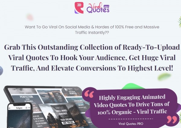 Viral Quotes PRO OTO – 88New 2023 OTO Full Links + Mega 2,000 Bonuses Value $1,153,856