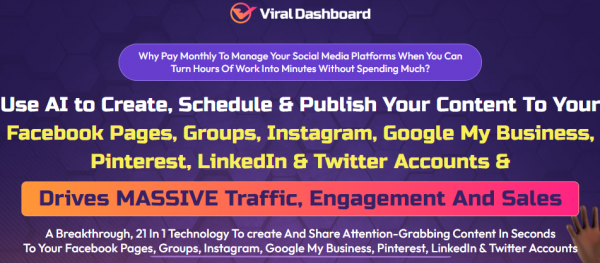 ViralDashboard Review - VIP 3,000 Bonuses $1,732,034 + OTO 1,2,3,4,5,6,7 Link Here