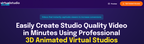 Virtual Studio Bundle OTO Upsell 1 to 2 OTOs Links Here + VIP 1,800 Bonuses Review