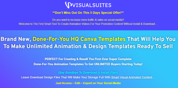 VisualSuites OTO - 2022 Full 3 OTO Upsell Links + 88VIP 2,000 Bonuses Value $1,153,856