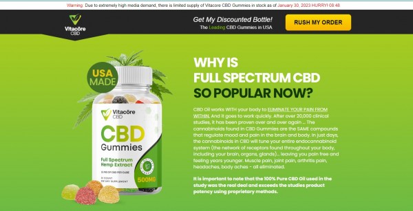 Vitacore CBD Gummies - Better Wellbeing with CBD Oil! | Special Offer!
