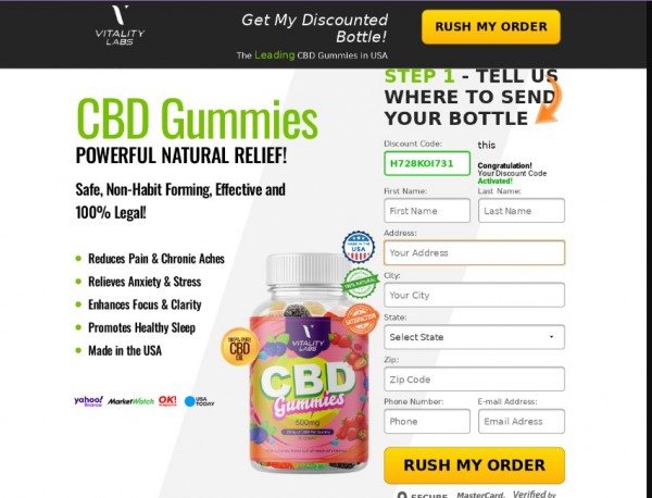 Vitality Labs CBD Gummies- Better Wellbeing With CBD!
