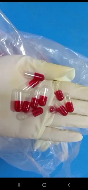 Vỏ nhộng màu đỏ trong-trong, vỏ nang cứng, viên nang rỗng,vỏ nang rỗng màu đỏ trong