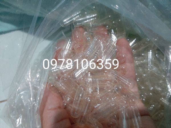 Vỏ nhộng màu trong suốt, vỏ nang trong, viên nang capsule