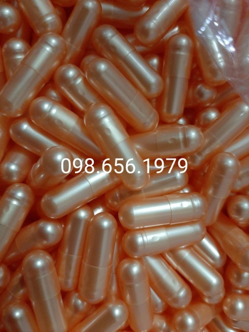 vỏ viên nang rỗng màu vàng,. viên con nhộng màu vàng