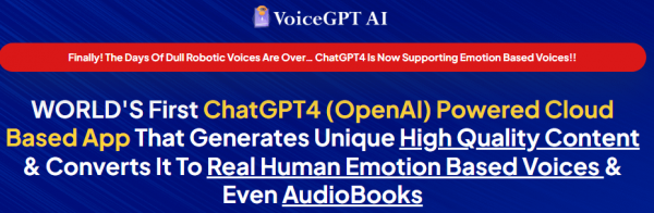 VoiceGPT AI Review - VIP 5,000 Bonuses $1,732,034 + OTO 1,2,3,4,5,6,7 Link Here