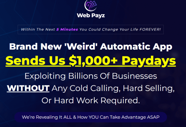 WebPayzReview - VIP 1,800 Bonuses + OTO 1,2,3,4,5,6,7,8,9 ⚠️SCAM Exposed⚠️