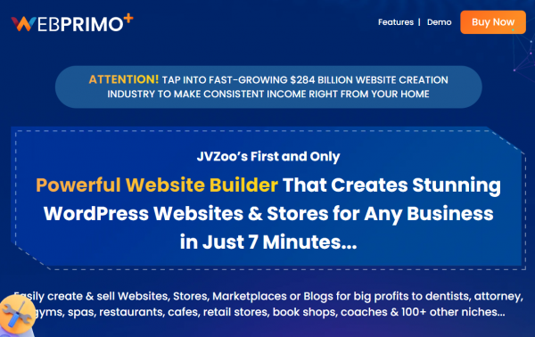 WebPrimo OTO – 2022 Full 7 OTO Upsell Links + 88VIP 2,000 Bonuses Value $1,153,856