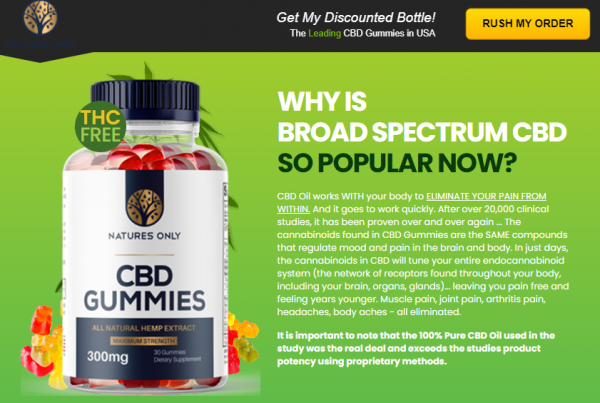 What Are The Ingredients In Natures Only CBD Gummies Product? 