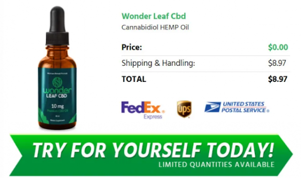 Wonder Leaf CBD Oil: Reviews 2023, Benefits, Working, Price & Purchase?