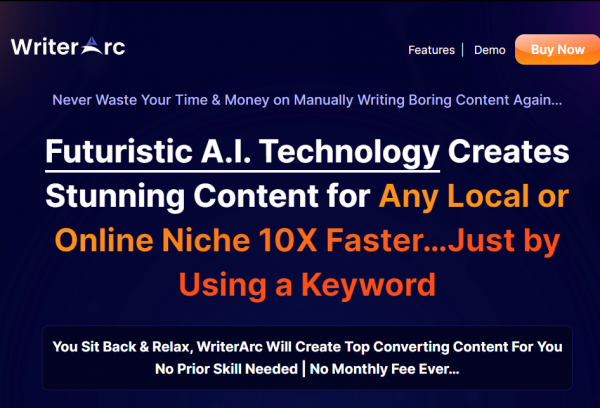 WriterArc OTO – 88New 2023 OTO Full Links + Mega 2,000 Bonuses Value $1,153,856