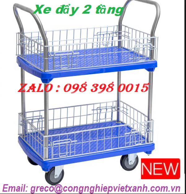 Xe đẩy hàng có lưới