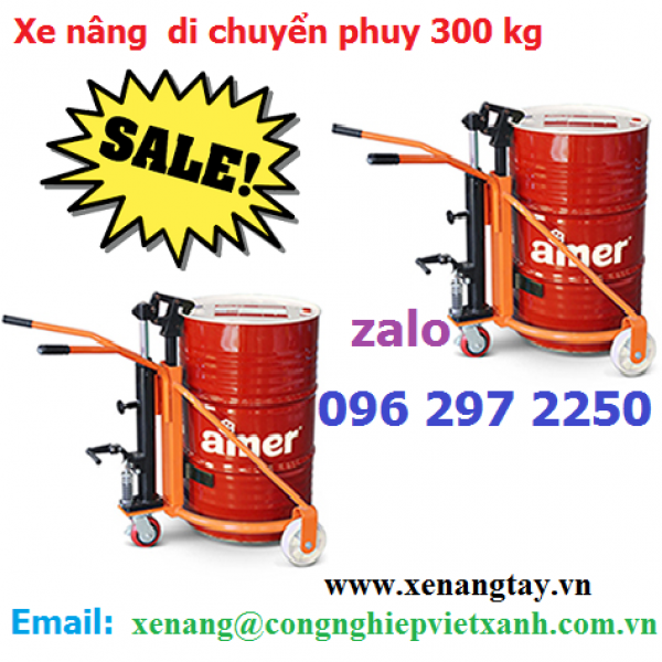 Xe nâng di chuyển phuy DP250