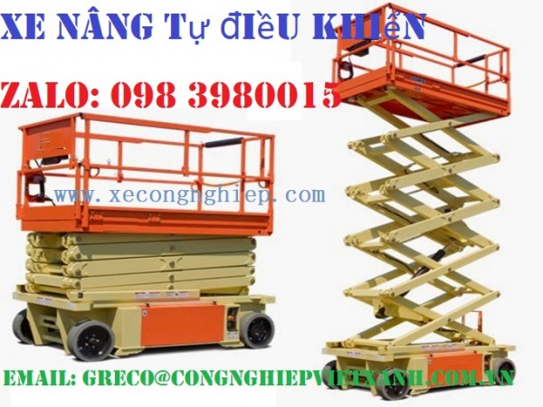 Xe nâng người dạng cắt kéo