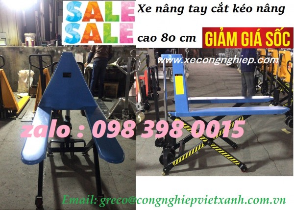 Xe nâng tay bậc thang 1.5 tấn