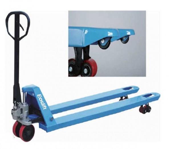    Xe nâng tay siêu dài 3 tấn càng rộng