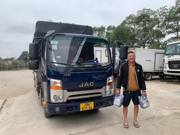 Xe tải JAC N350 3.5 tấn thùng dài 4m3