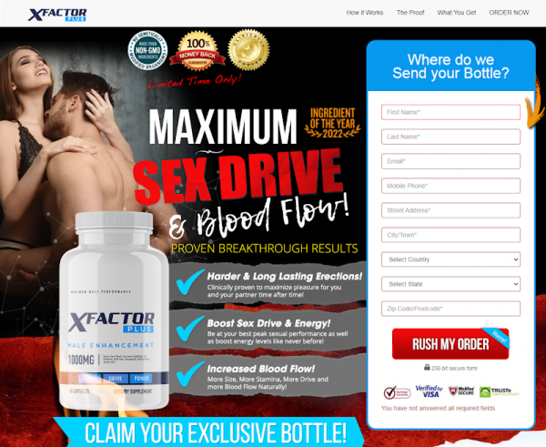 XFactor Plus Male Enhancement - Will It Work For You? Latest Details!