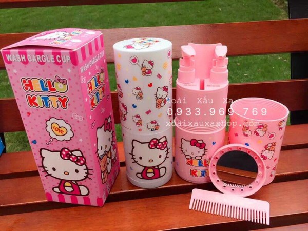 [Xoài Xấu Xa Shop] hộp du lịch tiện lợi hello kitty, doraemon đựng đồ du lịch cá nhân đẹp dễ thương 