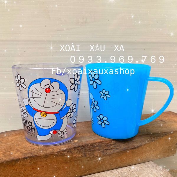 [Xoài Xấu Xa Shop] LY NƯỚC UỐNG NHỰA HÌNH ĐORAEMON ĐẸP, HÀNG LY NHỰA THÁI ĐORAEMON ĐẸP DỄ THƯƠNG 