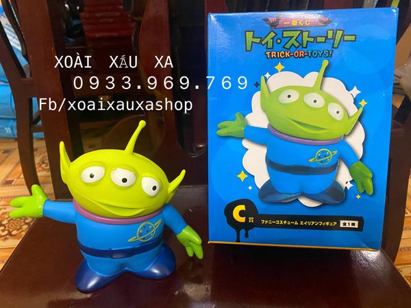 [Xoài Xấu Xa Shop] MÔ HÌNH SƯU TẦM ALIEN TOY STORY 4 DISNEYLAND CHÍNH HÃNG STORE XÁCH TAY ĐẸP