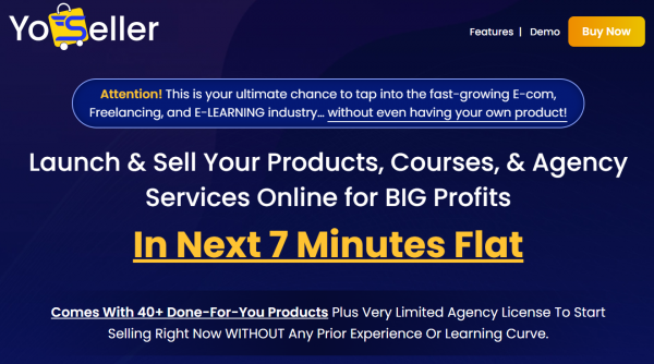 YoSeller OTO 1 to 6 OTOs Links Here + VIP 1,800 Bonuses Review