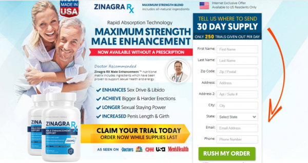 Zinagra RX Male Enhancement Support - The Secret to a Satisfying Sex Life